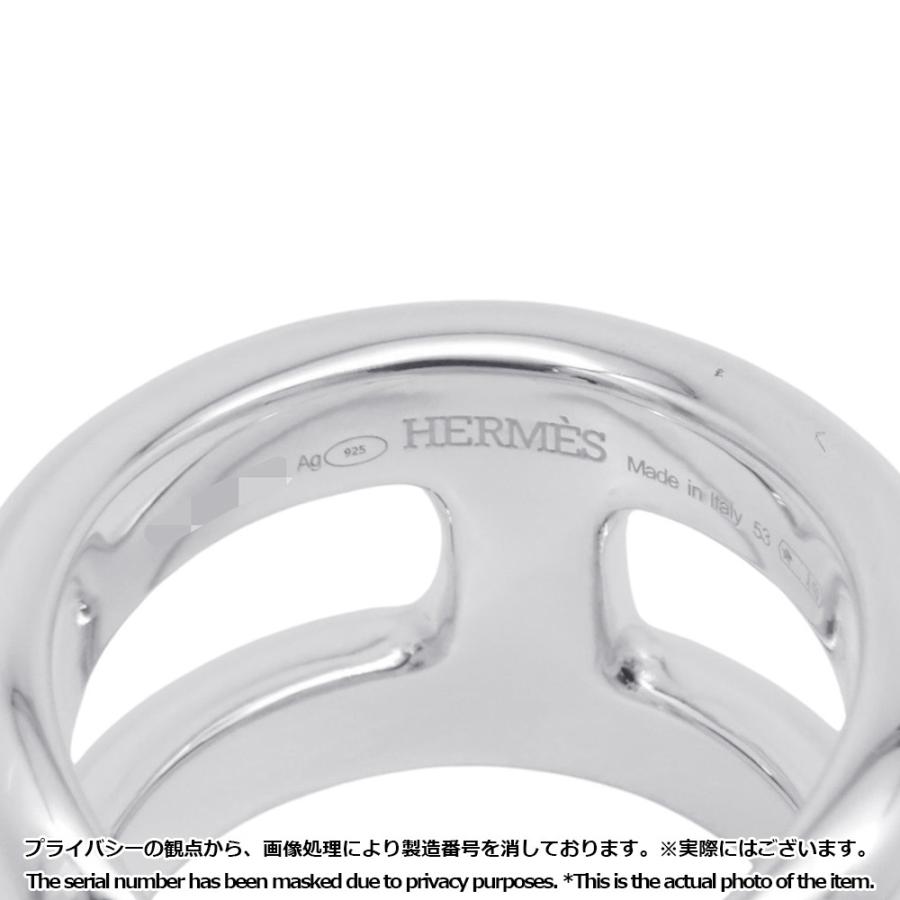 エルメス リング オスモズPM Osmose SV925シルバー リングサイズ53