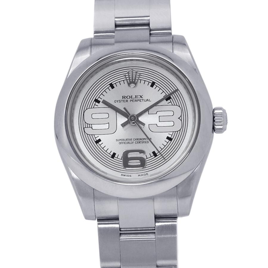 ロレックス オイスターパーペチュアル31 M番 177200 ROLEX ウォッチ 腕時計 シルバー文字盤 ビッグアラビア ロレックス オイスターパーペチュアル31 M番 177200 ROLEX ウォッチ