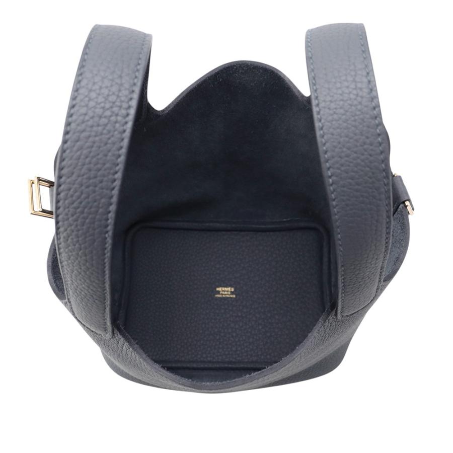 エルメス ハンドバッグ ピコタンロックPM グリミスティ/シャンパンゴールド金具 トリヨンクレマンス K刻印 HERMES_4