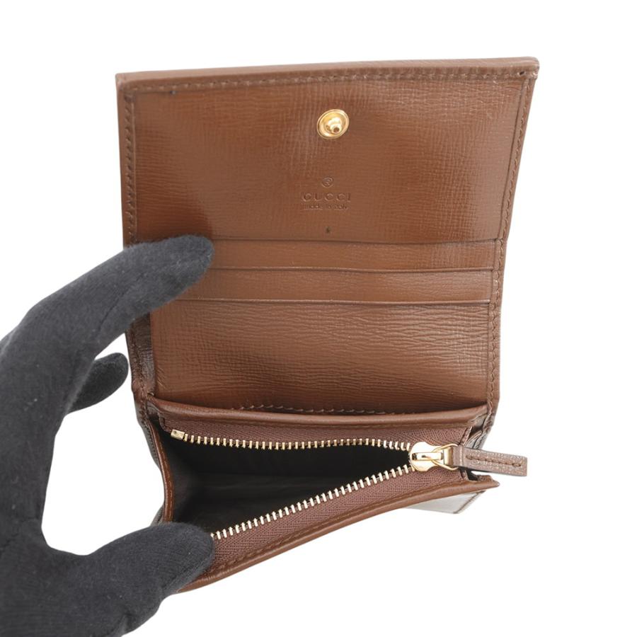 グッチ 二つ折り財布 ホースビット 1955 コンパクトウォレット GG
