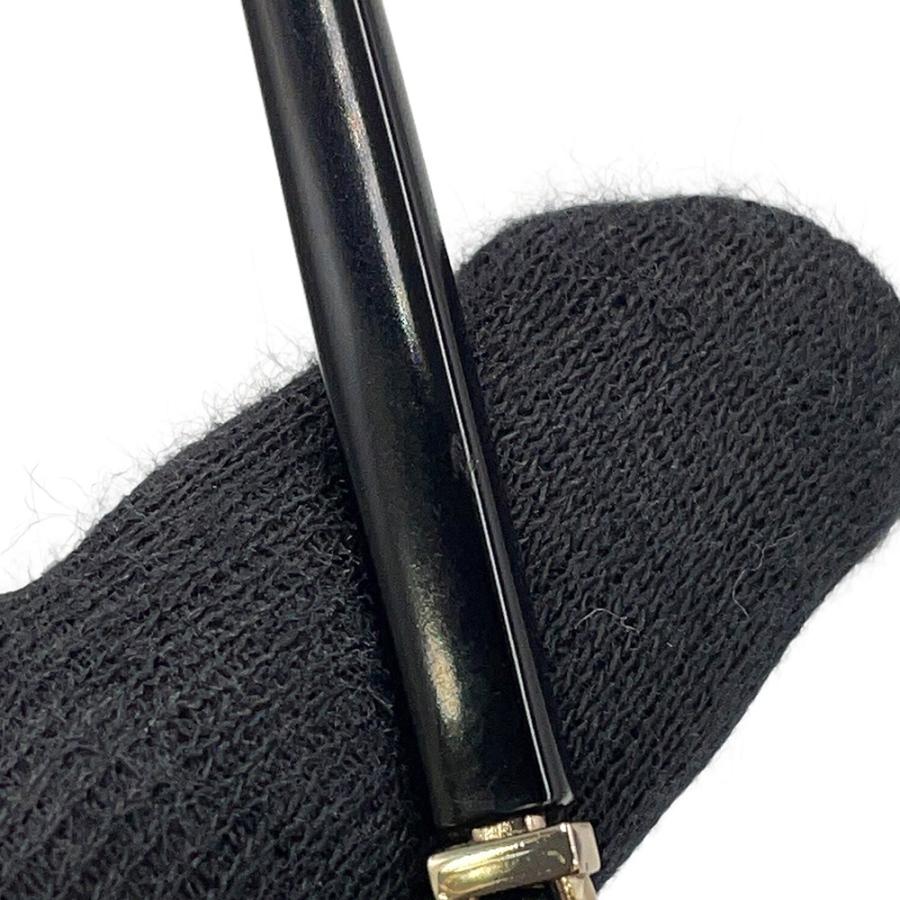 シャネル サングラス スクエア シェイプ ロゴチェーン付き カメリア ココマーク A40911 CHANEL アイウェア 黒の画像