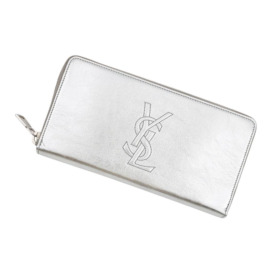 Saint Laurent ホワイト 長財布 専用 サンローランパリ 長財布 YSLロゴ レザー 352904 SAINT LAURENT PARIS