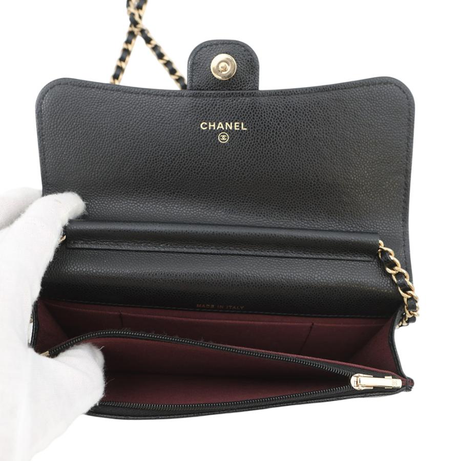 CHANEL マトラッセ ケース シャネル チェーンフォンケース マトラッセ ココマーク キャビアスキン