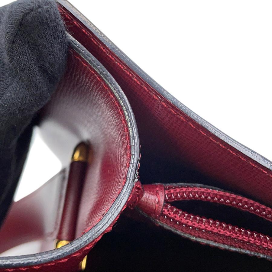 カルティエ ショルダーバッグ マストライン レザー Cartier 【安心保証