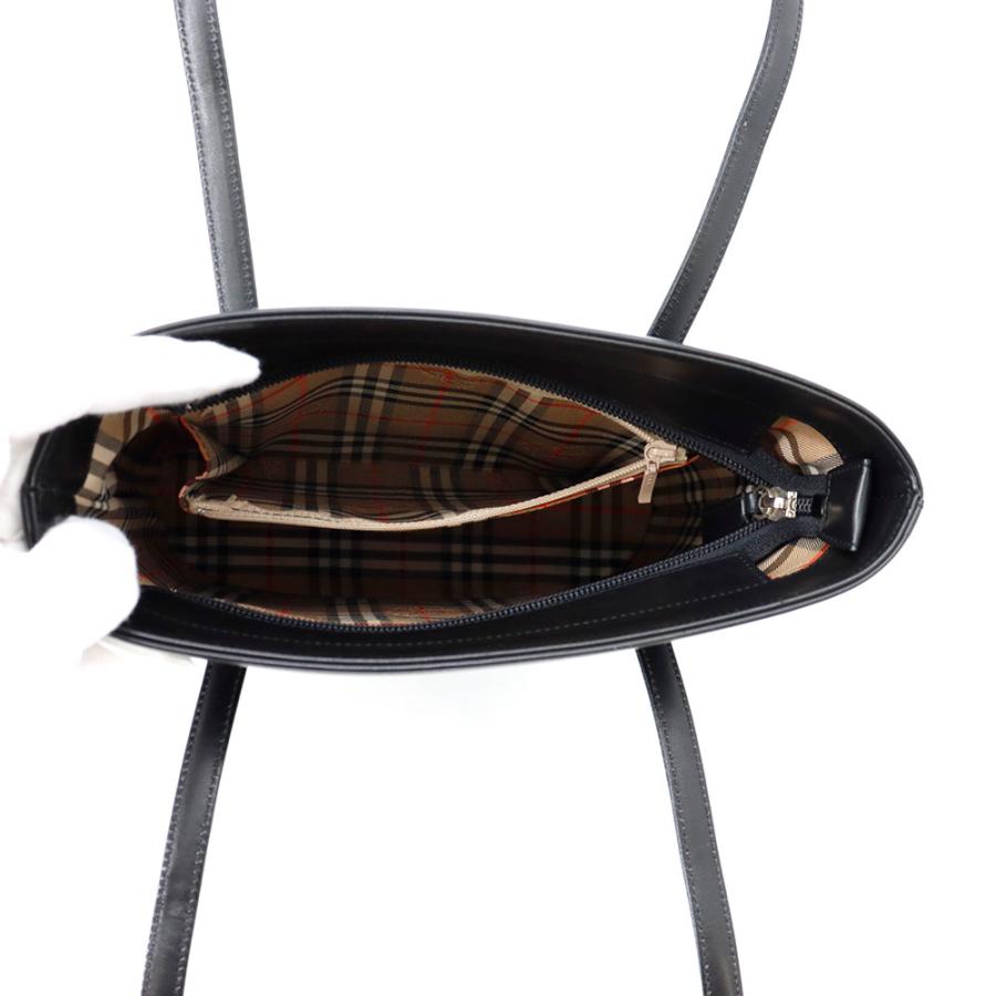 バーバリー ショルダーバッグノバチェック レザー キャンバス BURBERRY