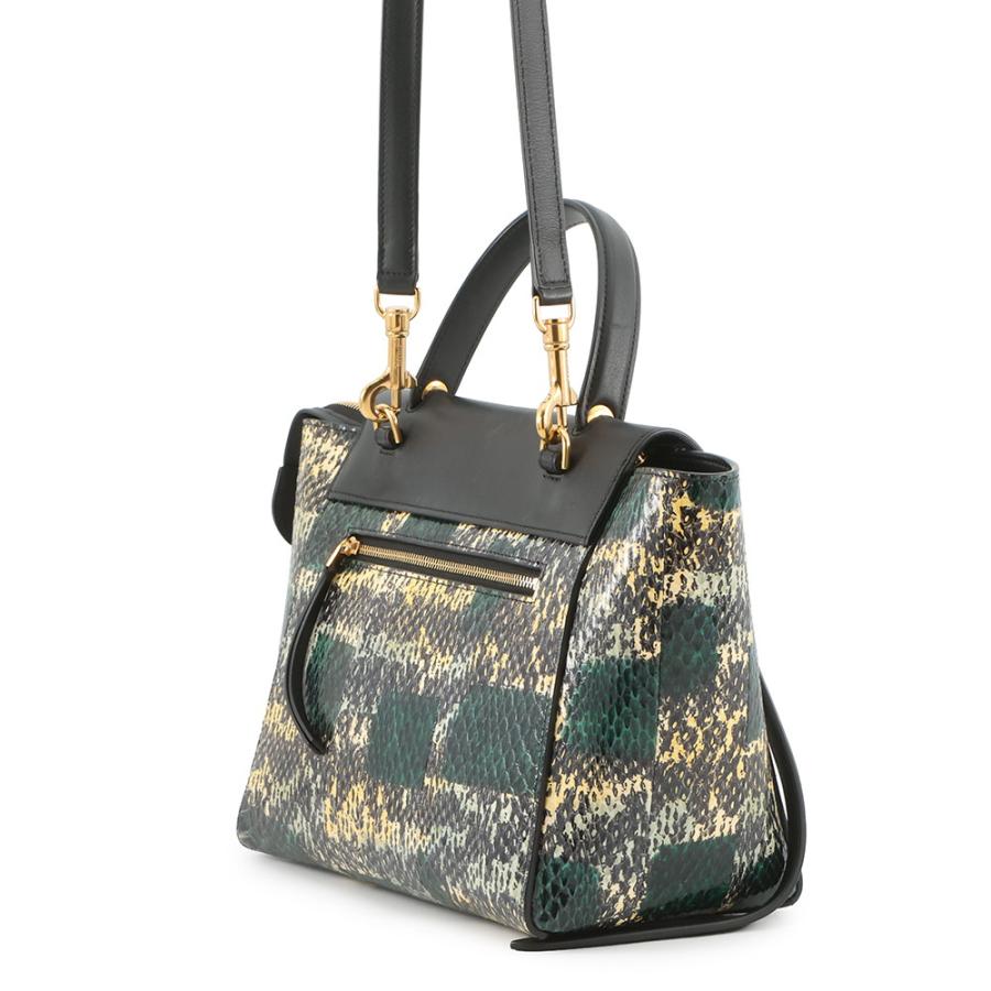 セリーヌ ハンドバッグ ベルトバッグ マイクロ パイソン/レザー CELINE