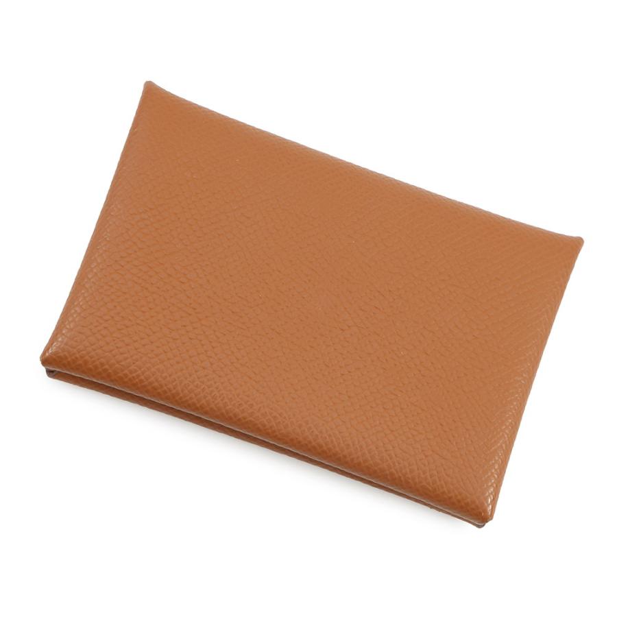 エルメス カードケース カルヴィ デュオ ゴールド/シルバー金具