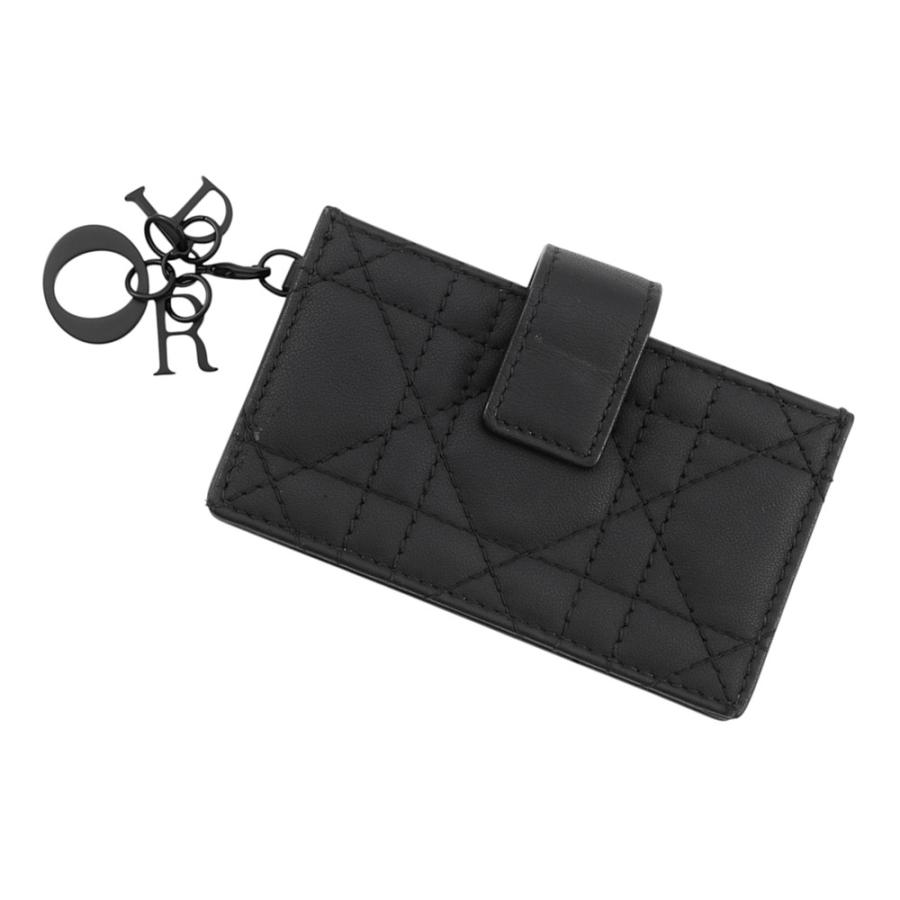 クリスチャン・ディオール カードケース Lady Dior Jasmine ラムスキン