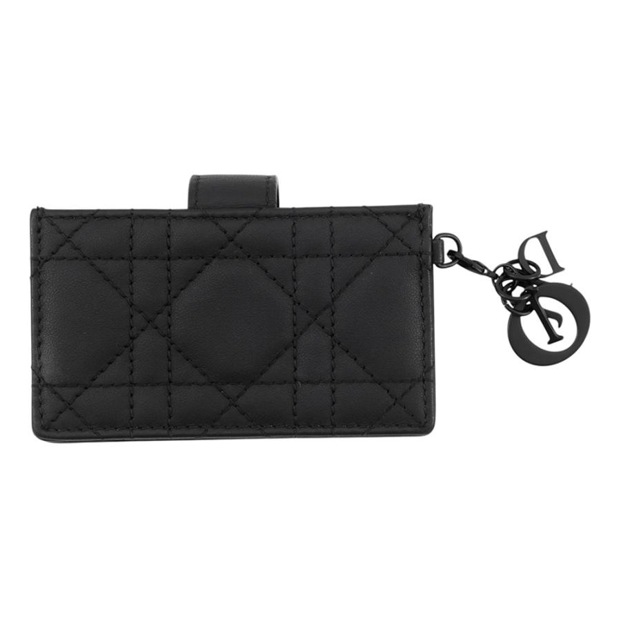 クリスチャン・ディオール カードケース Lady Dior Jasmine ラムスキン