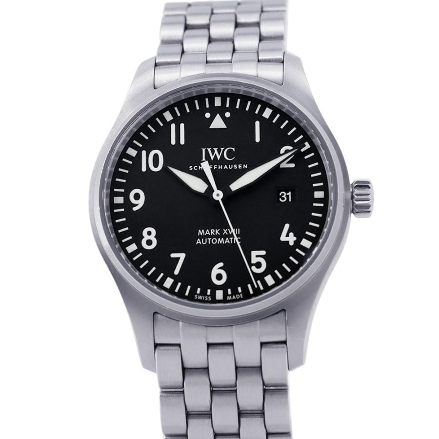 IWC パイロット ウォッチ マークXVIII IW327015 腕時計 黒文字盤 IWC パイロット ウォッチ マークXVIII IW327015 腕時計 黒文字盤