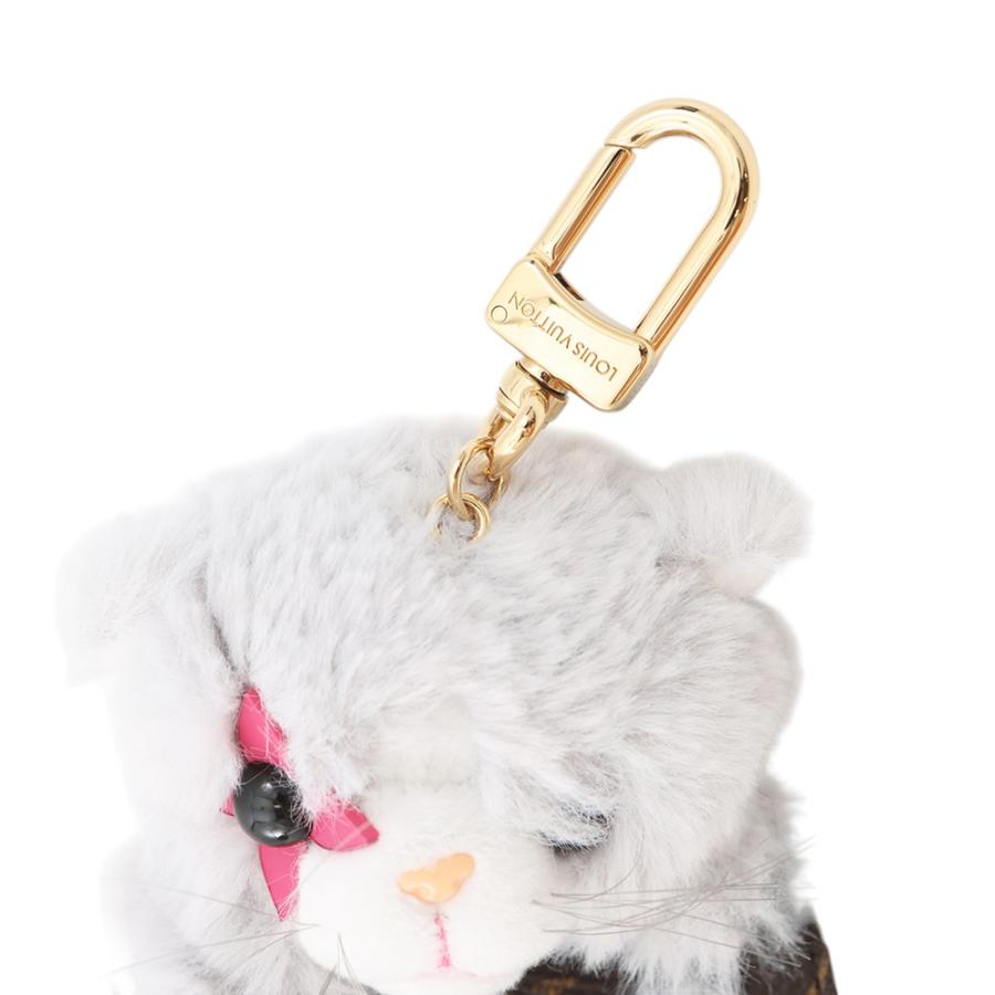 ルイヴィトン バッグチャーム モノグラム フェイクファー LV キュート