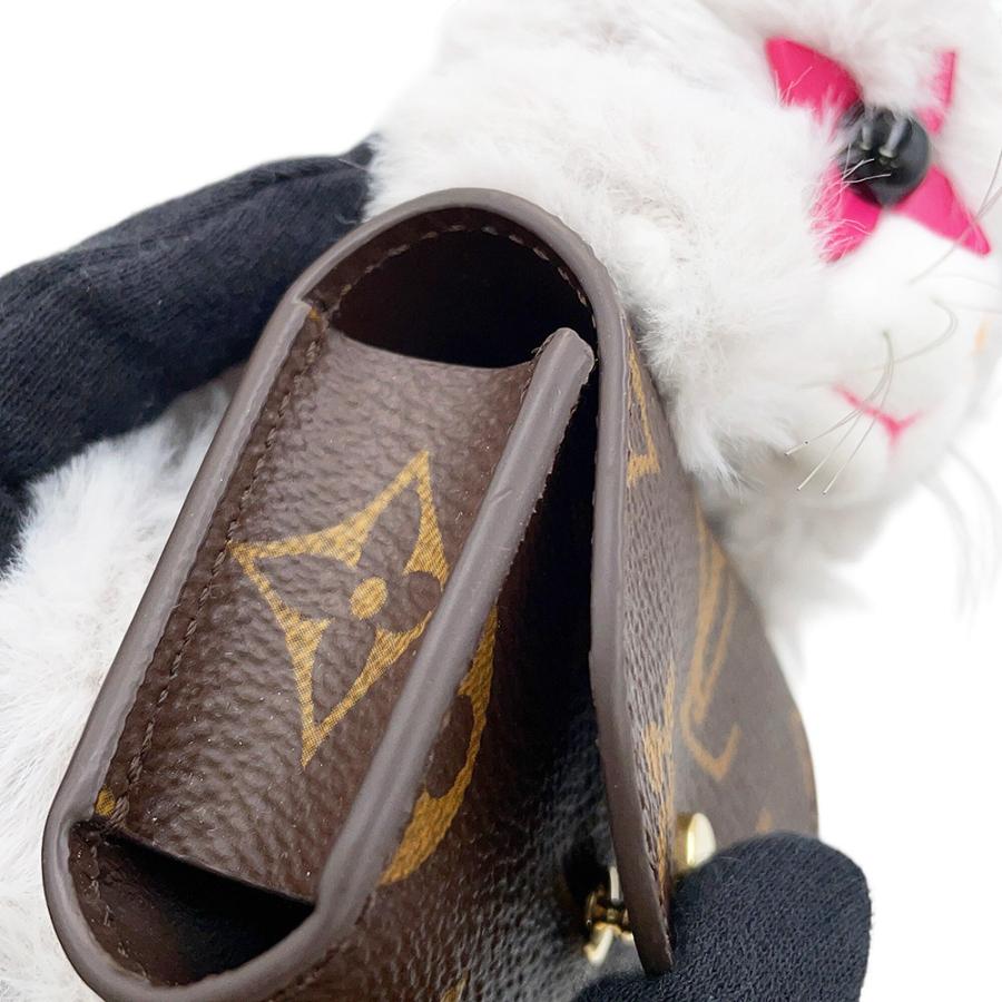 ルイヴィトン バッグチャーム モノグラム フェイクファー LV キュート