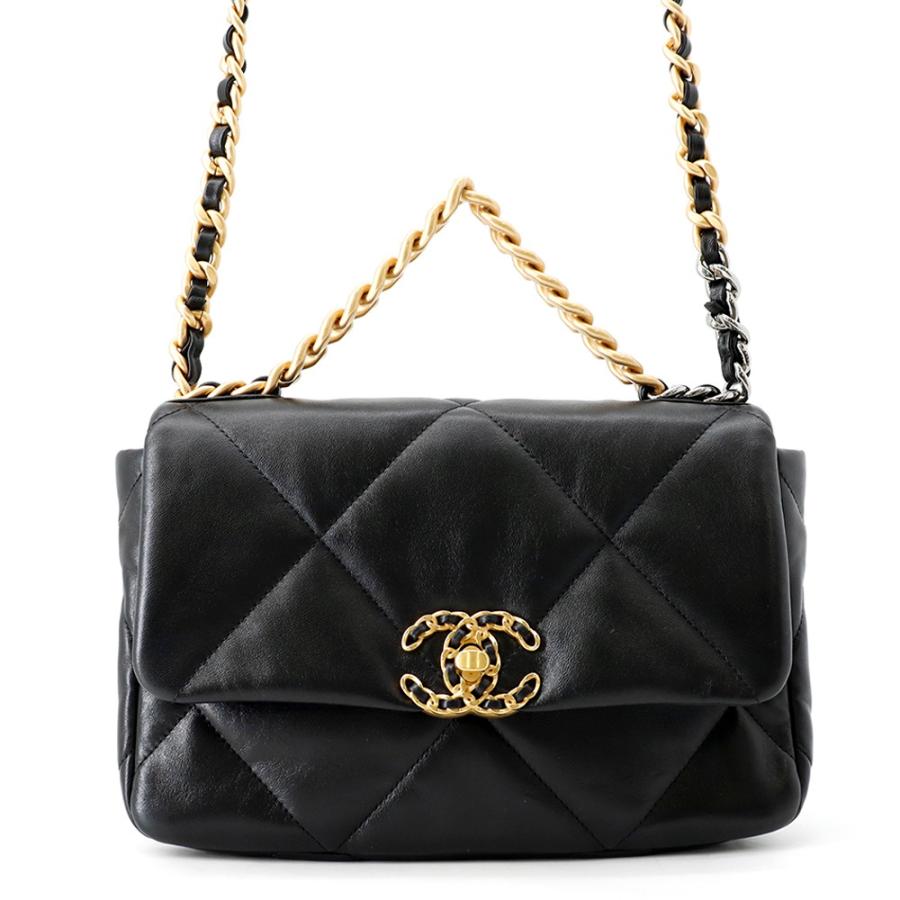 シャネル チェーンショルダーバッグ CHANEL19 マトラッセ ココマーク