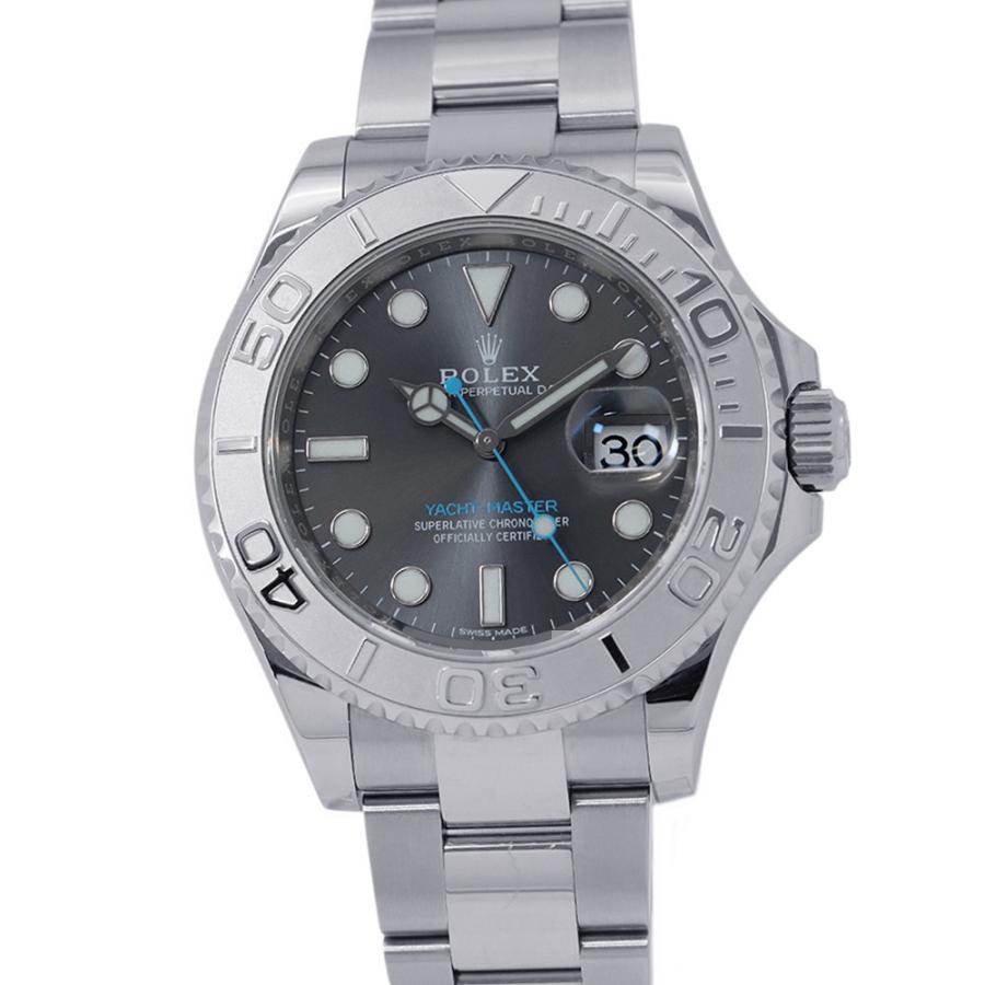 【ROLEXヨットマスター 116622ダークロジウム＆プラチナ文字盤/針セット ロレックス ヨットマスター ロレジウム SS/プラチナ ランダムシリアル