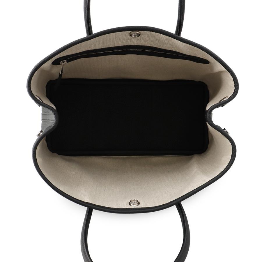 エルメス トートバッグ ガーデンパーティTPM ブラック/シルバー金具