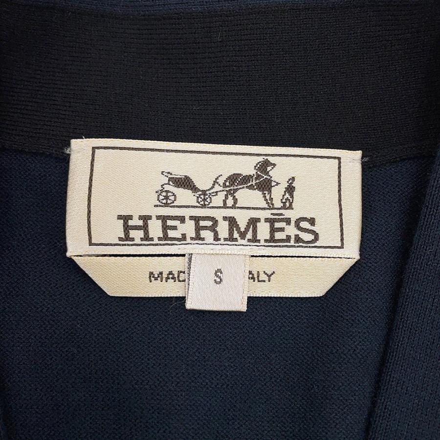 エルメス カーディガン ショートスリーブ Hバルタック コットン メンズサイズS HERMES トップスの画像