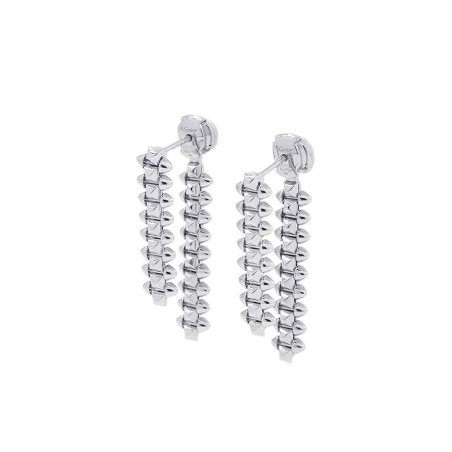 ◾️新品未使用Cartier クラッシュ ドゥ カルティエ ピアスWG カルティエ ピアス クラッシュ ドゥ イヤリング マルチウェア K18WG