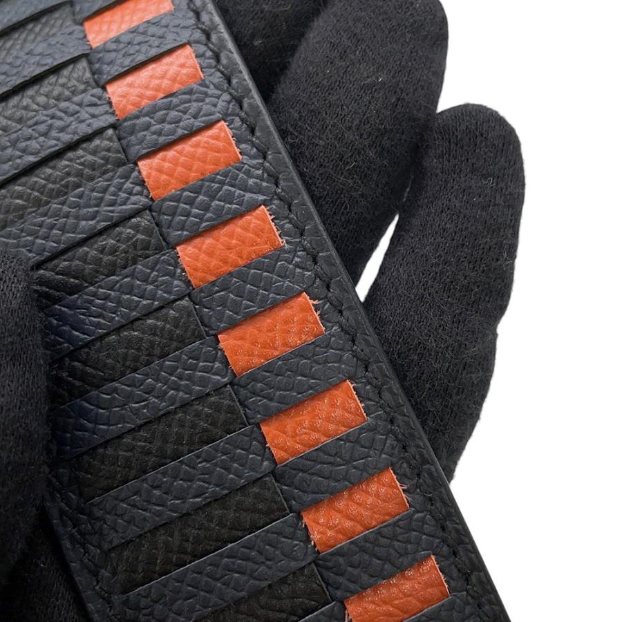 美品 HERMES トレサージュ キュイール ショルダー ストラップ A刻印 エルメス ショルダーストラップ バンドリエール トレサージュ ドゥ