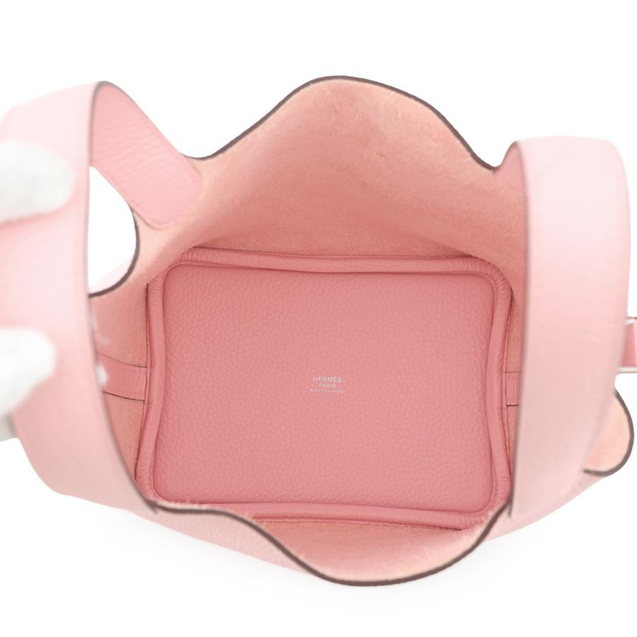 エルメス ハンドバッグ ピコタンロックPM ローズサクラ/シルバー金具