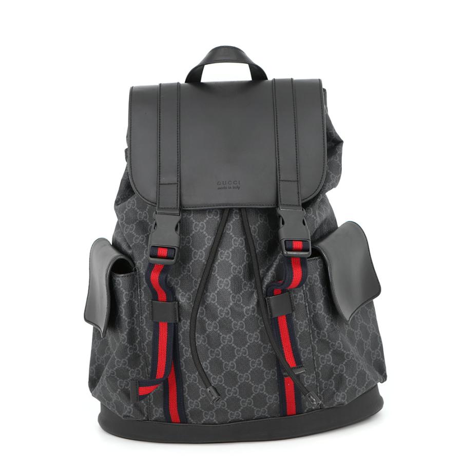 グッチ　GUCCI GGスプリーム　タイガーリュックサック　巾着バッグ　値下げ可 グッチ GUCCI GGスプリーム タイガーリュックサック 巾着バッグ 値下げ
