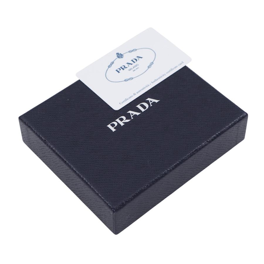 プラダ 二つ折り財布 ロゴ コンパクトウォレット レザー 1ML024 PRADA