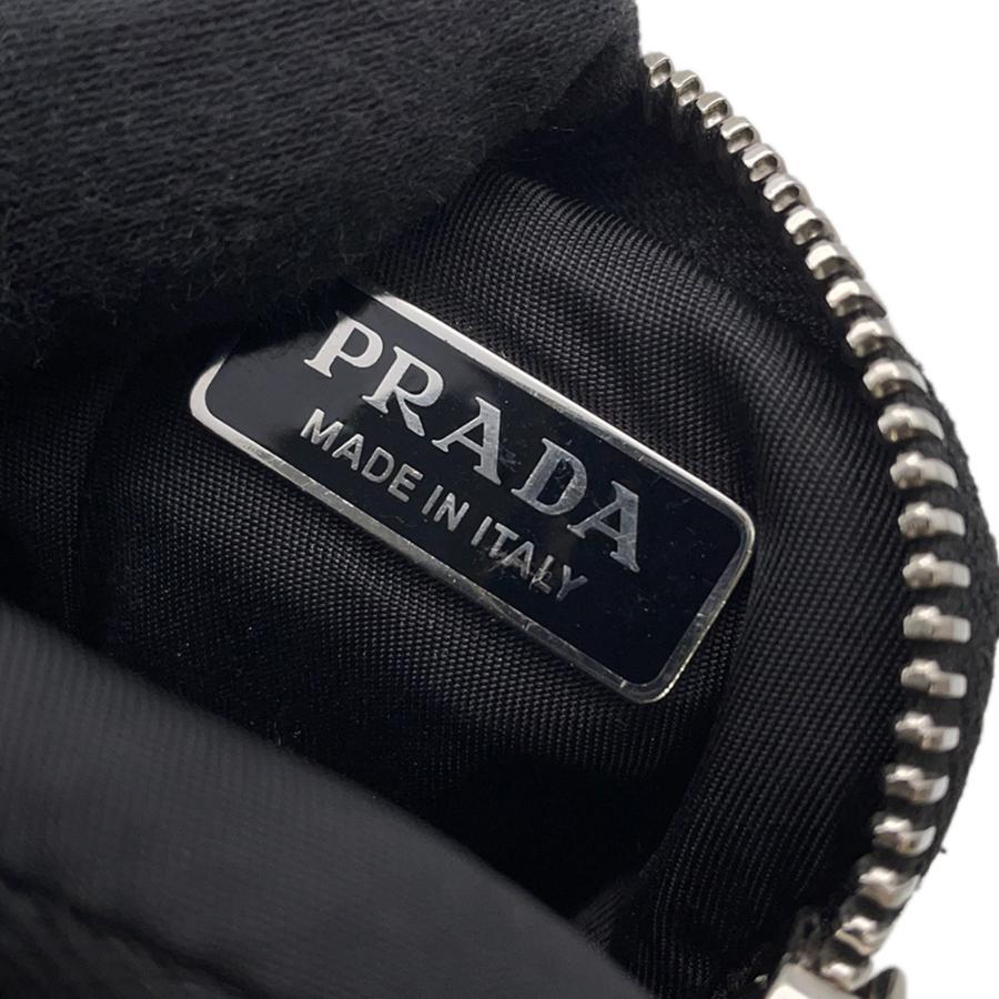 PRADA ブラック Re-Nylon ミニポーチ 1TT119 プラダ ポーチ トライアングルロゴ Re-Nylon ミニポーチ ナイロン
