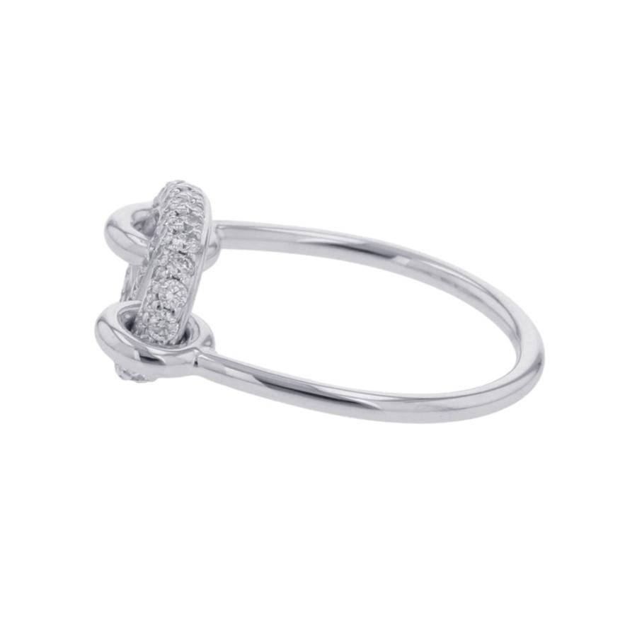 エルメス リング ニュー ファランドール ダイヤモンド 48P 計0.45ct 