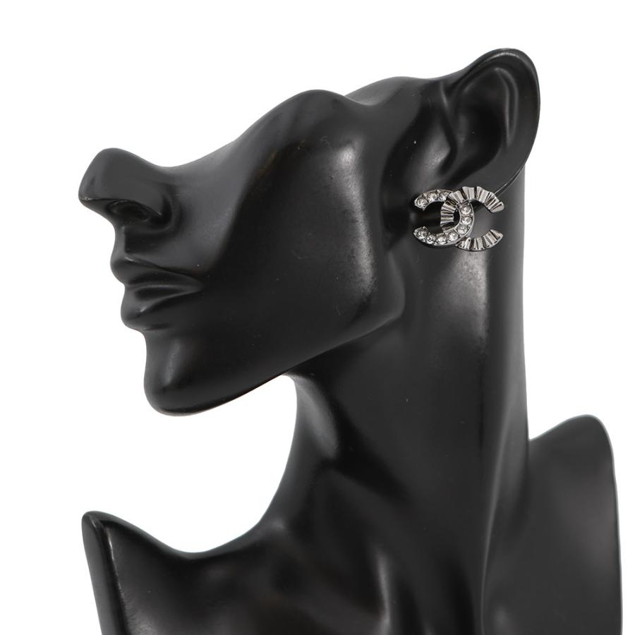 シャネル ピアス ココマーク ラインストーン B26 V CHANEL アクセサリーの画像