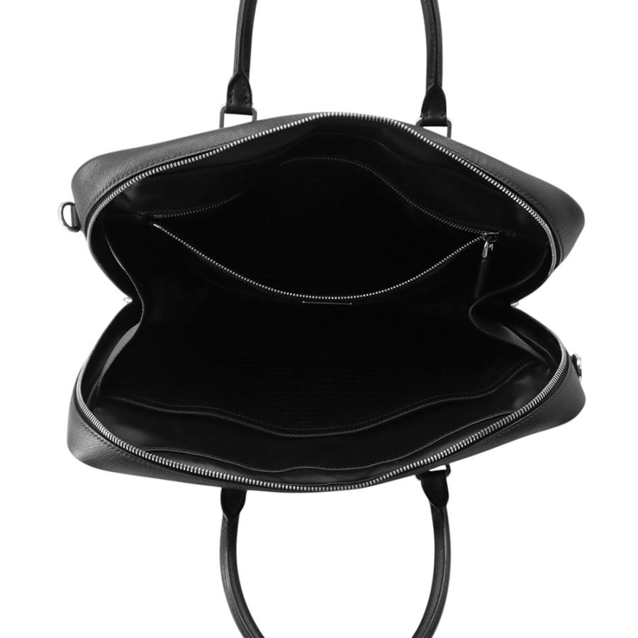 プラダ ブリーフケース サフィアーノ トライアングルロゴ 2VE028 PRADA