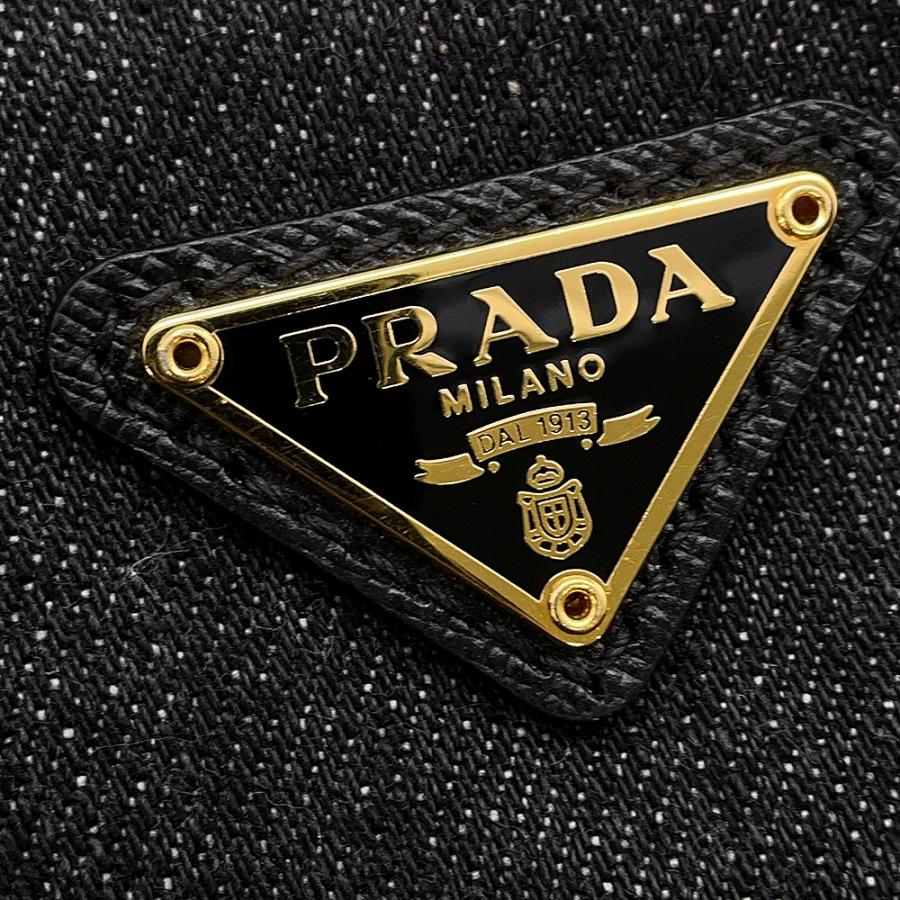プラダ ポーチ トライアングルロゴ デニム 1N0021 PRADA 小物入れ 【安心保証】_7