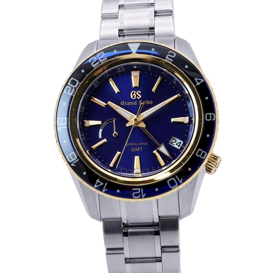 セイコー グランドセイコー ス スポーツコレクション GMT スプリングドライブ SBGE248 SEIKO 腕時計 ブルー文字盤 セイコー グランドセイコー ス スポーツコレクション GMT スプリング