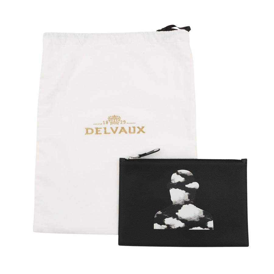 デルヴォー クラッチバッグ ポシェット トロンプルイユ レザー Delvaux