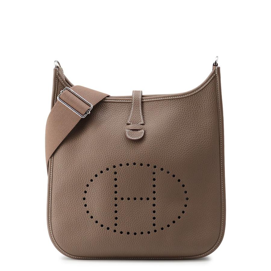 最終価格 HERMES エルメス エブリン 3PM エトゥープ ショルダーバッグ エルメス ショルダーバッグ エブリン3 PM エトゥープ/シルバー金具