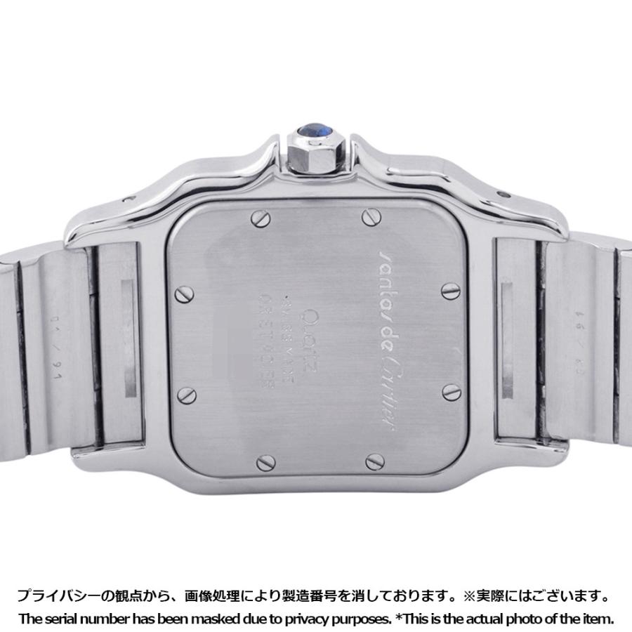 カルティエ サントスガルベ LM W20011C4 Cartier 腕時計 アイボリー文字盤 カルティエ サントスガルベ LM W20011C4 Cartier 腕時計 アイボリー