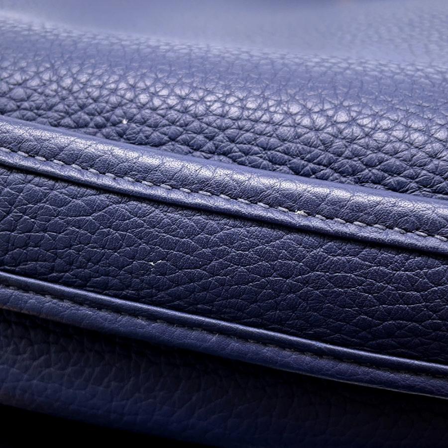 エルメス ショルダーバッグ エブリン3 GM ブルーニュイ/ゴールド金具 