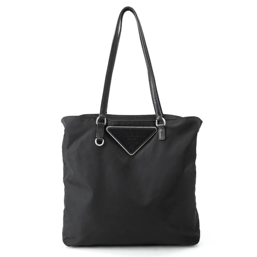 プラダ トートバッグ トライアングルロゴ ナイロン PRADA バッグ 黒