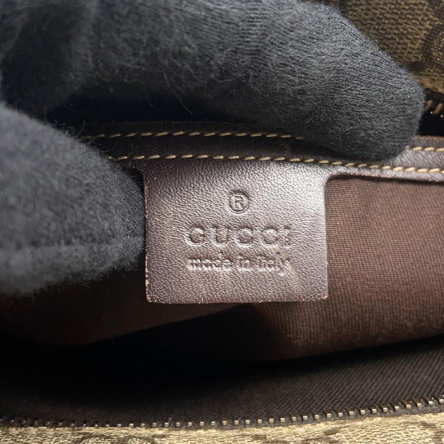 グッチ トートバッグ GGスプリーム/レザー 211138 GUCCI バッグ 【安心
