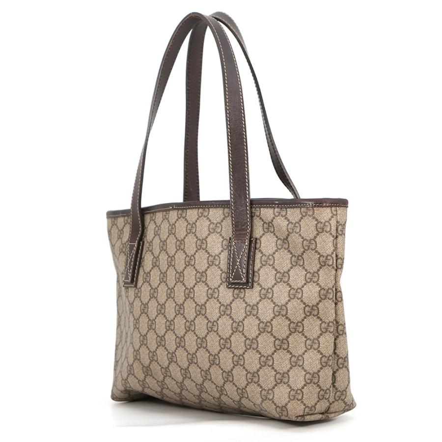 グッチ トートバッグ GGスプリーム/レザー 211138 GUCCI バッグ 【安心