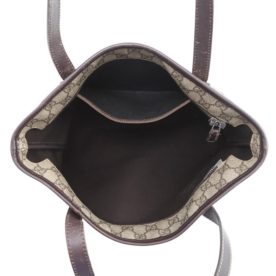 グッチ トートバッグ GGスプリーム/レザー 211138 GUCCI バッグ 【安心
