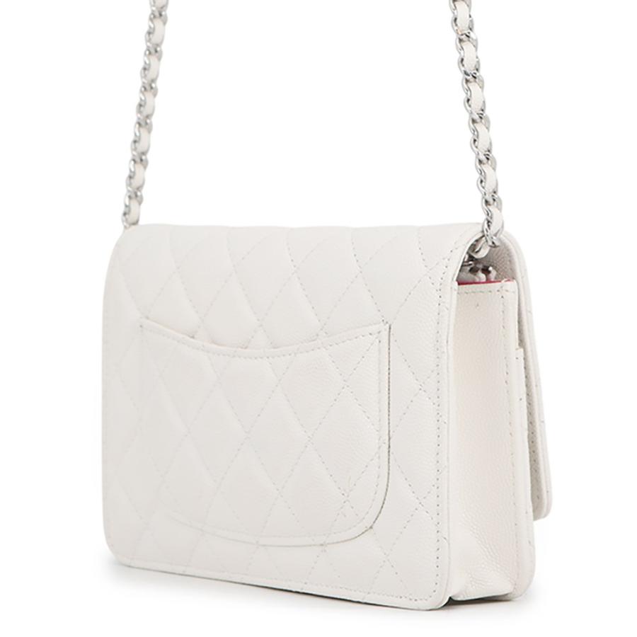 シャネル チェーンウォレット ココマーク マトラッセ CHANEL19 