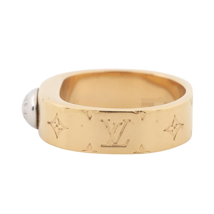 Louis Vuitton ルイヴィトン　ナノグラムリング　Sサイズ ルイヴィトン リング ナノグラム サイズS M00210 LOUIS VUITTON 指輪
