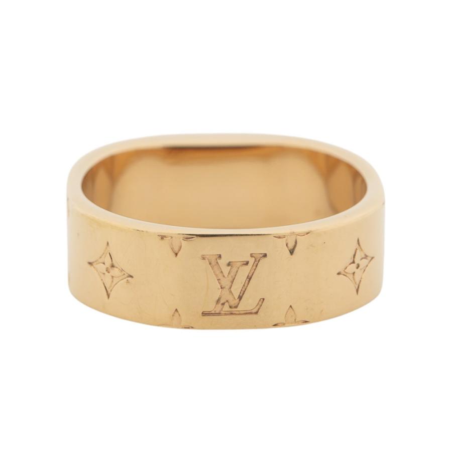 【美品】ルイヴィトン リング　バーグ・ナノグラム M00210 S ルイヴィトン リング ナノグラム サイズS M00210 LOUIS VUITTON 指輪