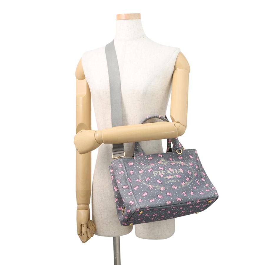 プラダ トートバッグ カナパ CANAPA ゾウ 1BG439 PRADA バッグ 2way