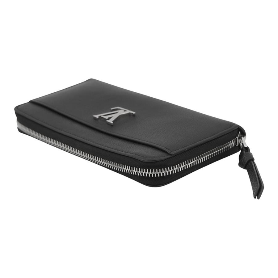 LOUIS VUITTON ケース　ロックミー　ジッピー　LV金具　黒 ルイヴィトン 長財布 カーフレザー ジッピー・ロックミー M62622