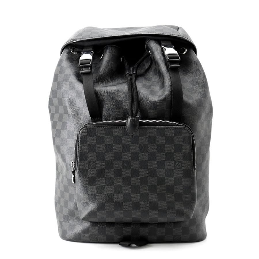 Louis Vuitton ルイ・ヴィトン ダミエ バックパック リュック 黒 ルイヴィトン リュック ダミエ・グラフィット ザック・バックパック