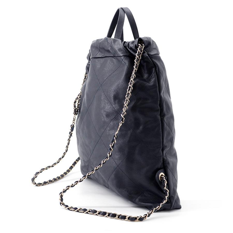 シャネル リュック シャネル22 ラージ キャビアスキン AS3313 CHANEL