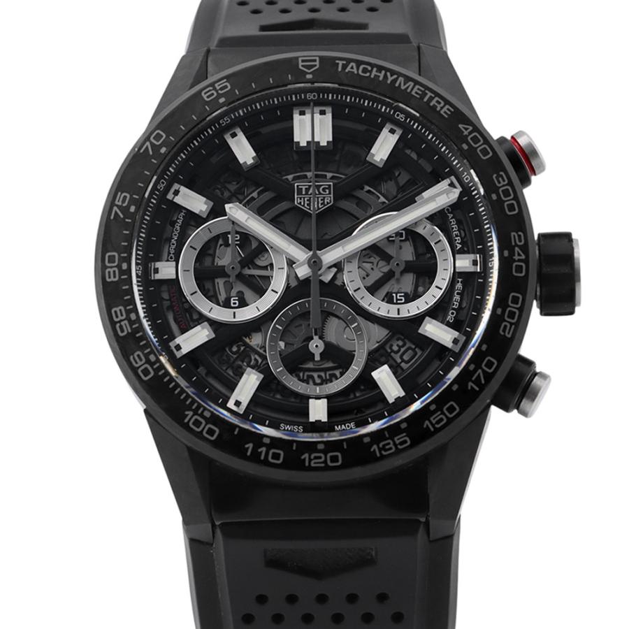 タグホイヤー カレラ キャリバー ホイヤー02 CBG2016 TAG Heuer 腕時計 黒文字盤 タグホイヤー カレラ キャリバー ホイヤー02 CBG2016 TAG Heuer 腕時計