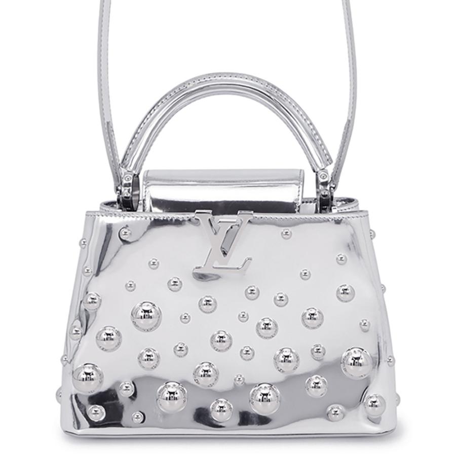 ルイヴィトン ハンドバッグ レザー LV×YK カプシーヌBB メタルドット