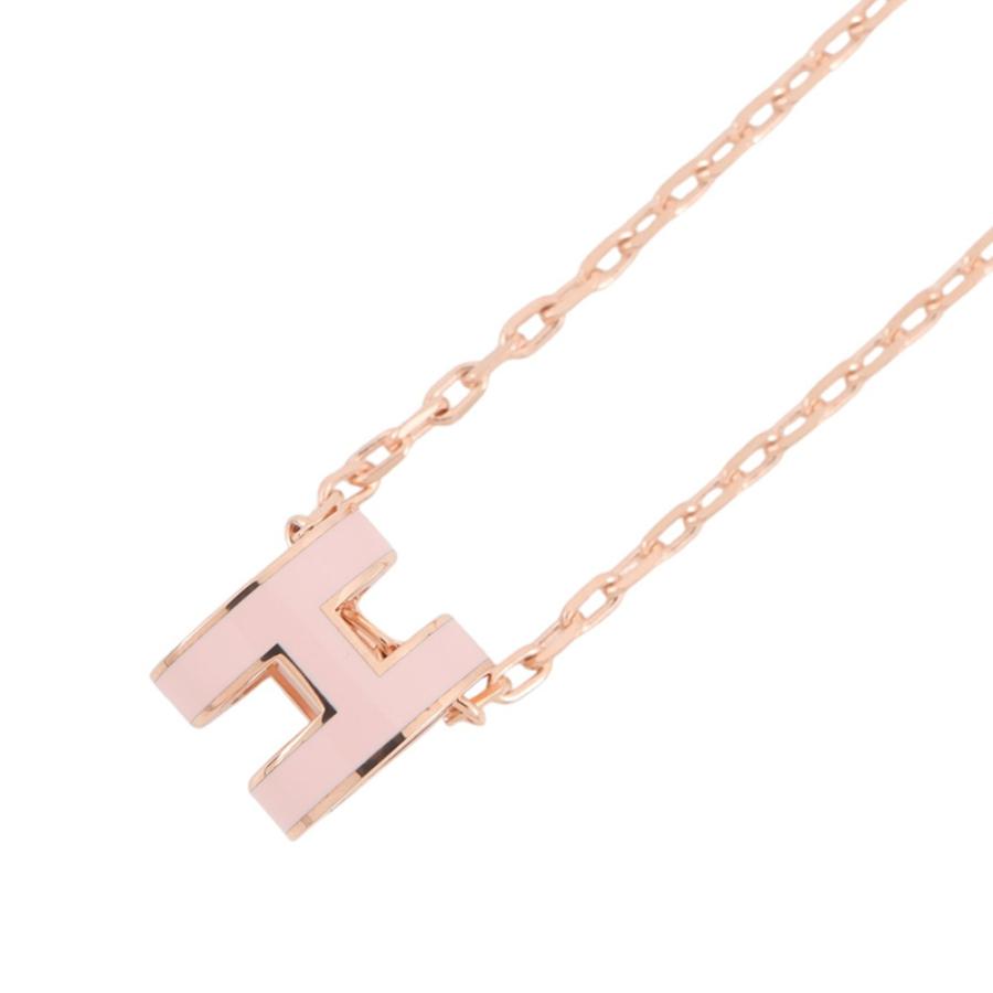 エルメス　ローズドラジェ　ゴールド金具　ポップアッシュ　HERMES ピンク エルメス ネックレス ポップアッシュ ローズドラジェ/ピンクゴールド