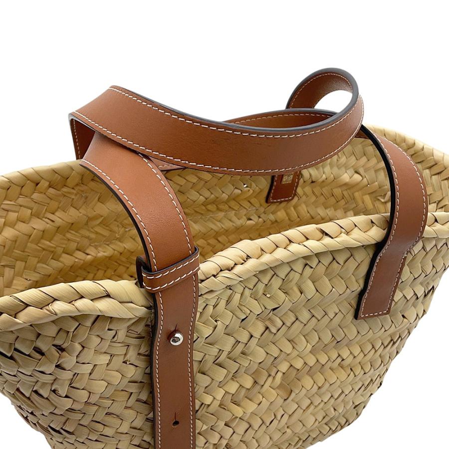 LOEWE カゴバッグ スモール ラフィア ロエベ ハンドバッグ バスケットバッグ スモール ラフィア/レザー